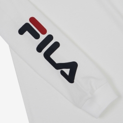 Fila Biella Italia Round Fiu T-shirt Fehér | HU-72960